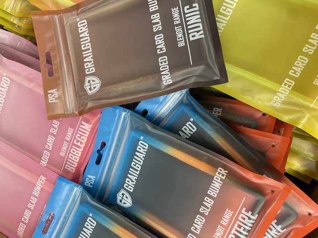 We stock GrailGuard acrylic card cases and protectors